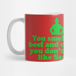 Elf Quote - Beef and Cheese (Green) Mug